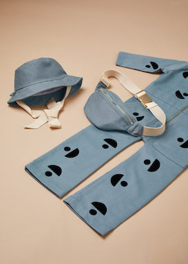 KISO x Little Beacon Boilersuit in Ocean