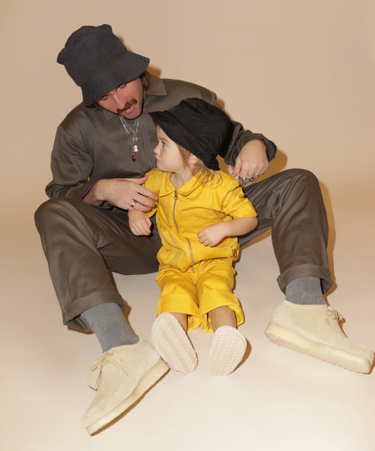 Adult Boilersuit Overalls in Pebble Grey - KISO