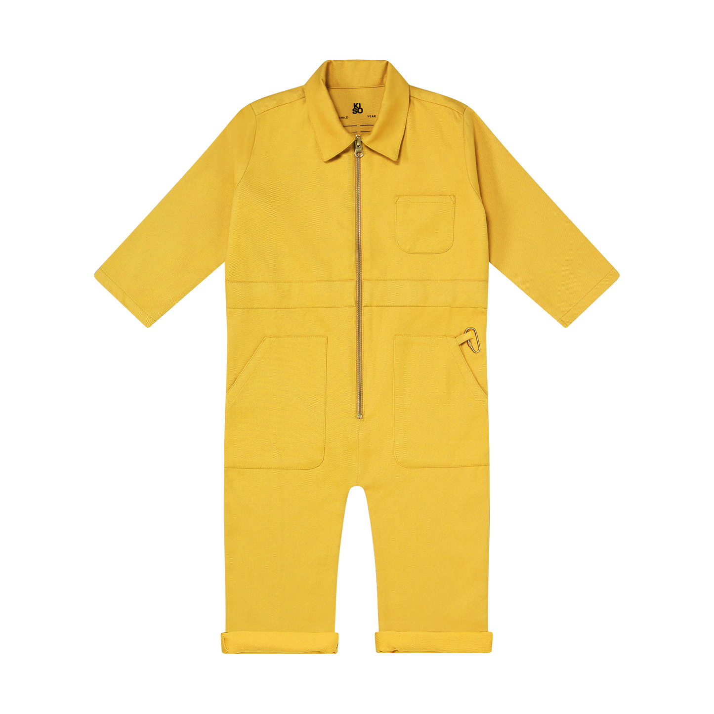 Kids Boilersuit Overalls in Corn Yellow - Kiso - Kids jumpsuit, playsuit & romper