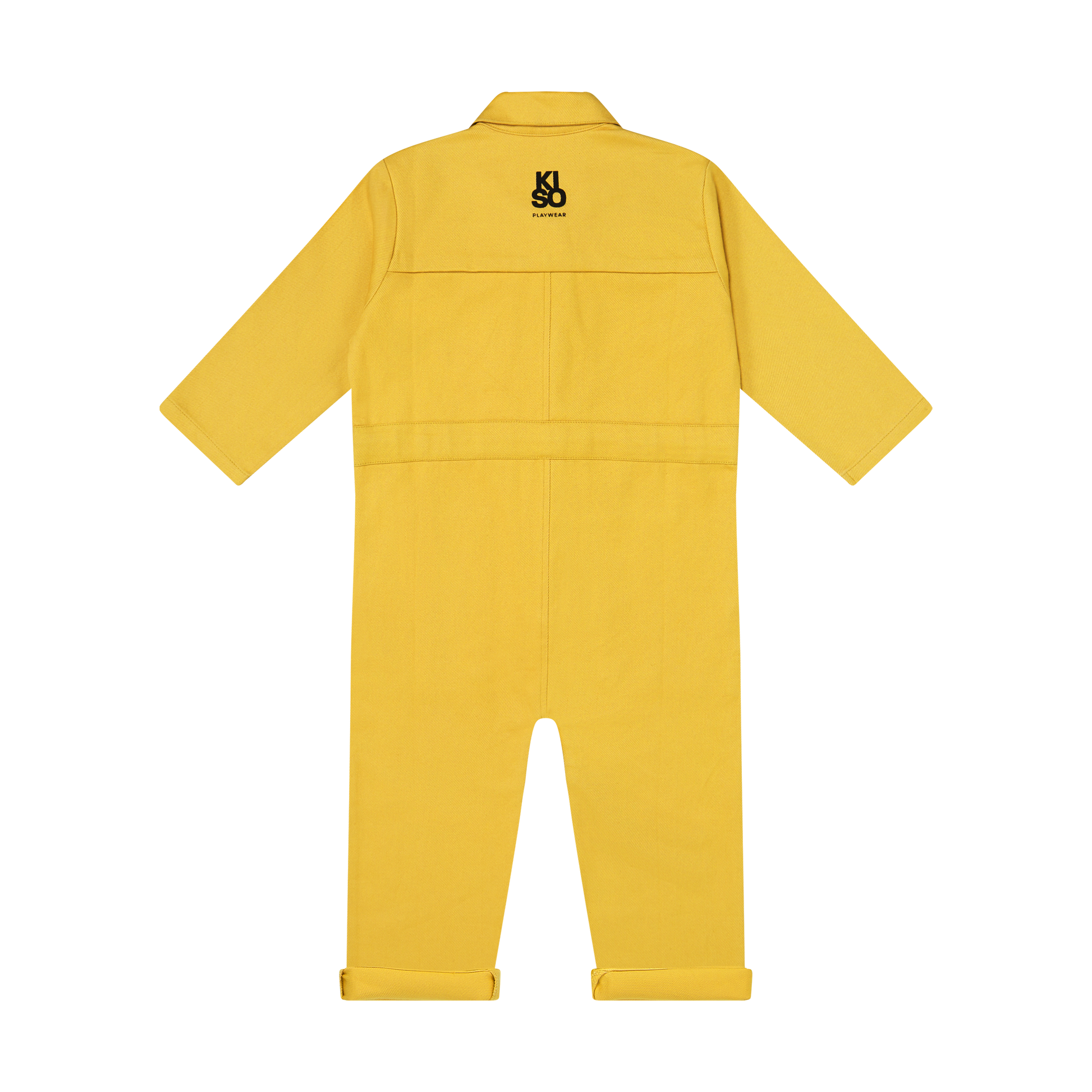 Kids Boilersuit Overalls in Corn Yellow - Kiso - Kids jumpsuit, playsuit & romper