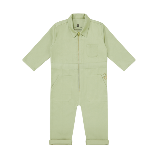 Kids Boilersuit Overalls in Forest Green - Kiso - Kids jumpsuit, playsuit & romper