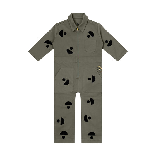 KISO x Little Beacon Boilersuit in Pebble