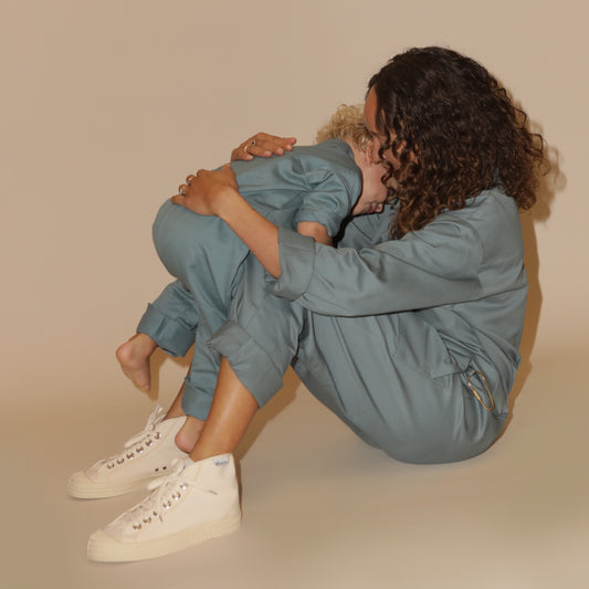 Adult Boilersuit Overalls in Ocean Blue - KISO