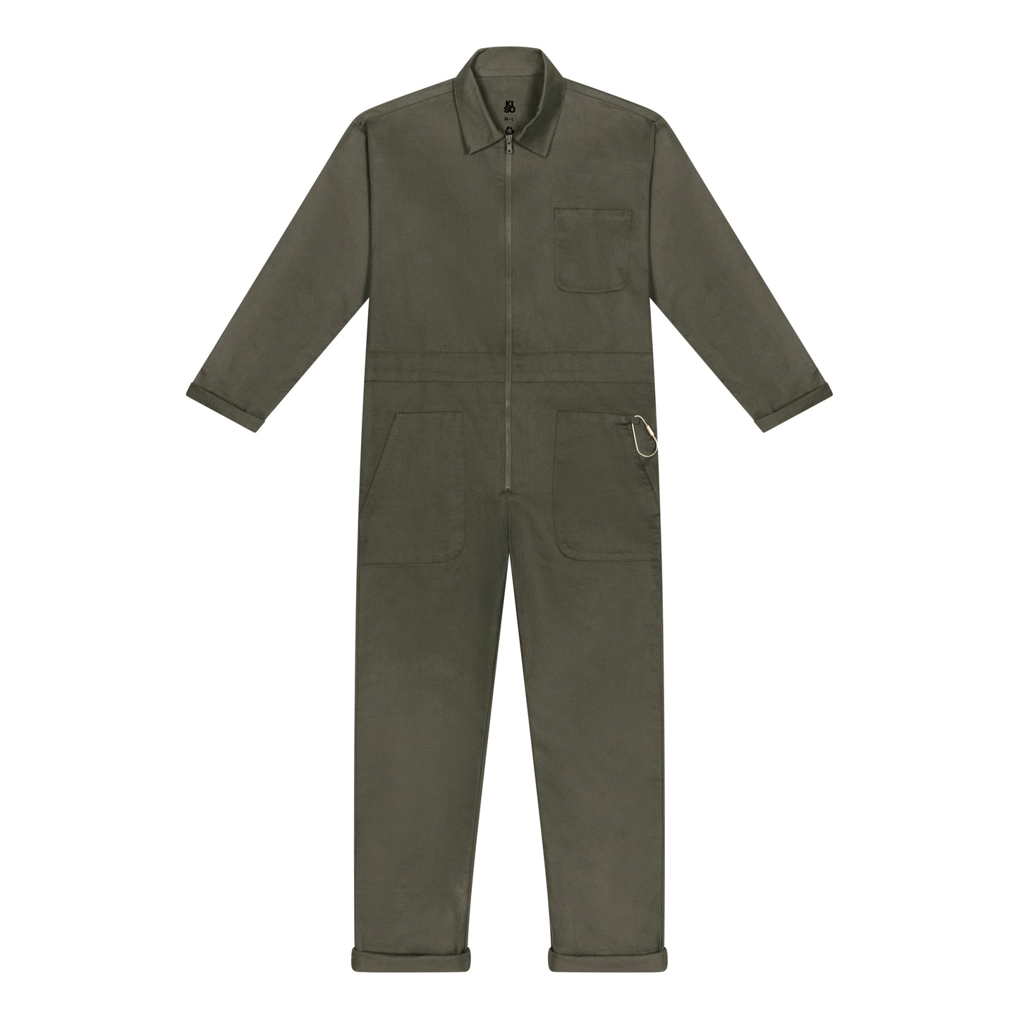 Adult Boilersuit Overalls in Pebble Grey - KISO