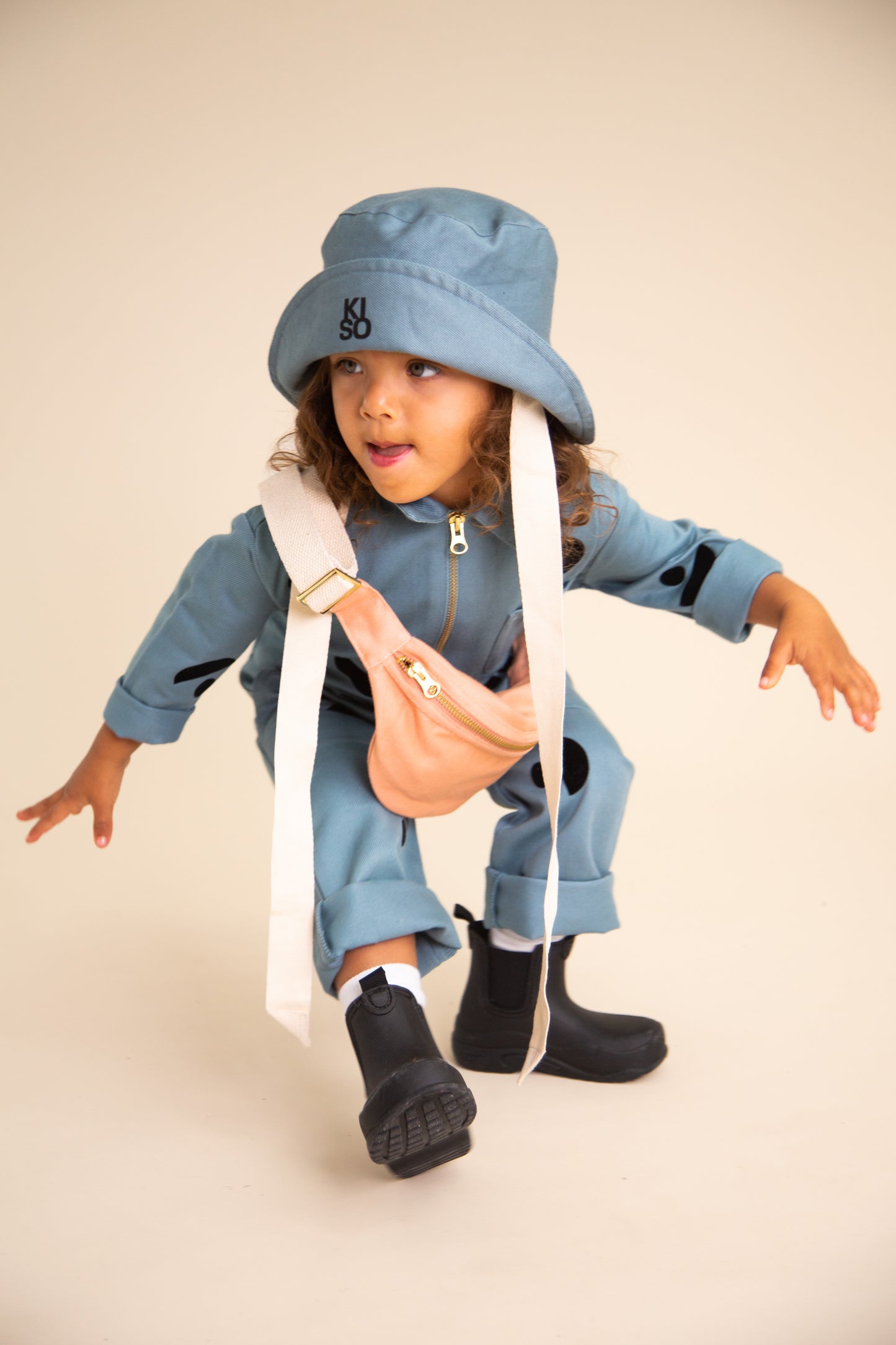 KISO Organic Kids Bucket Hat Ocean