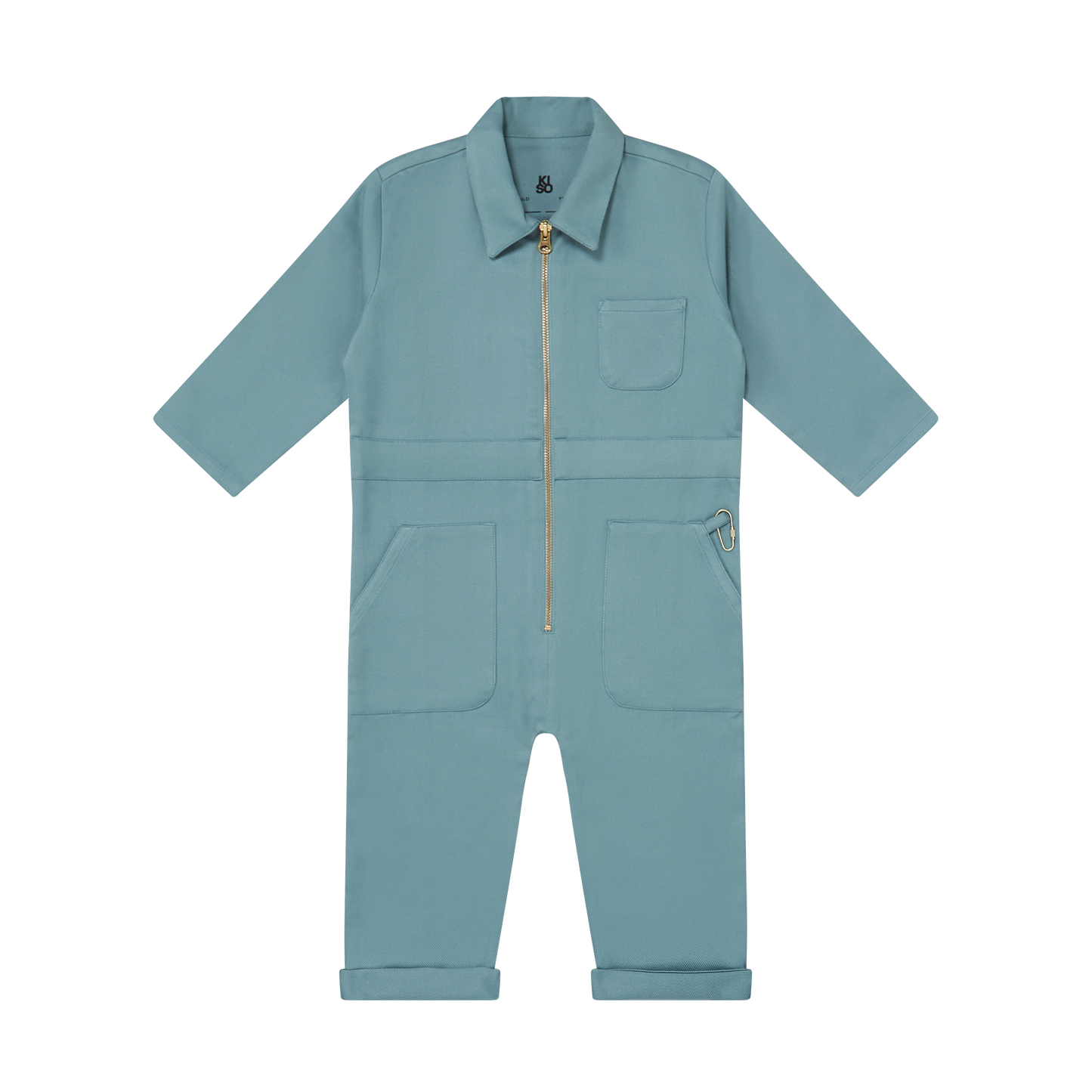 Kids Boilersuit Overalls in Ocean Blue - Kiso - Kids jumpsuit, playsuit & romper