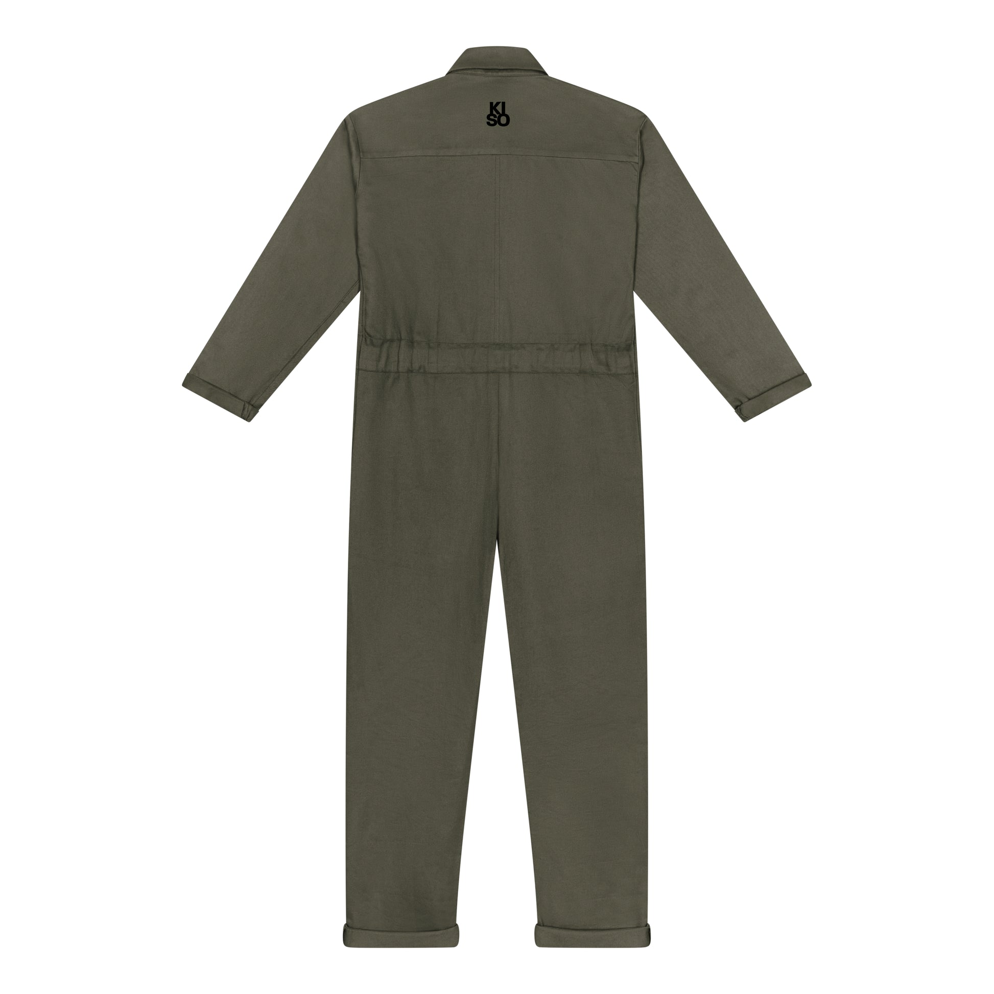Adult Boilersuit Overalls in Pebble Grey - KISO